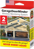 Garage Door Minder® 2 Door + 2 Room Combo Pack. 100% Wireless. No Wi-Fi. by GarageDoorMinder