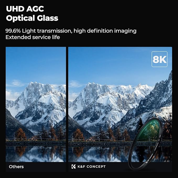 K&F CONCEPT 77mm MC UV Protection Filter - Image 3