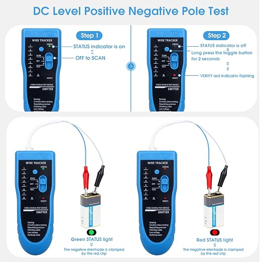 Cable Tracer Ethernet Network Cable Tester RJ45 RJ11 - Image 6
