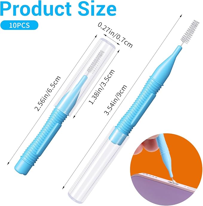 10 Pcs Charging Port Cleaner Phone Port Cleaner USB C Ports Cleaning Tool - Image 2
