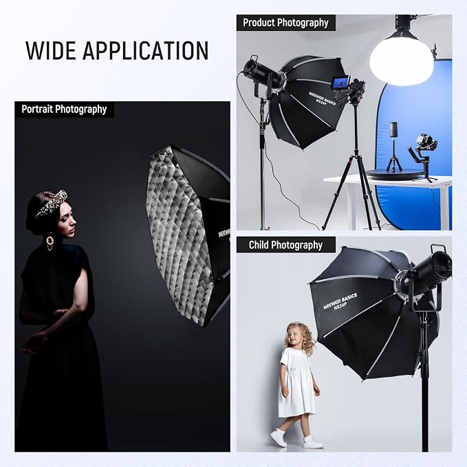 NEEWER Basics Octagonal Softbox Kit - Image 7