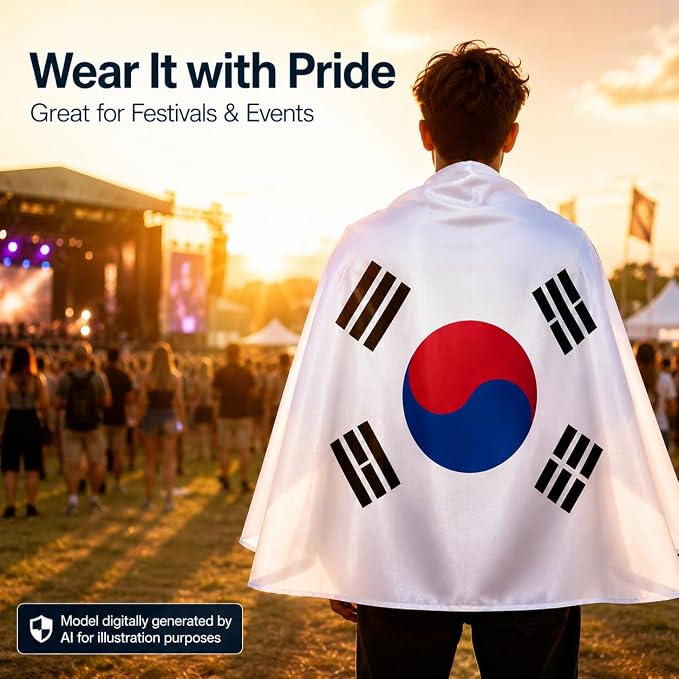 Flag Cape, Wearable Flag Costume, Be Suitable - Image 6