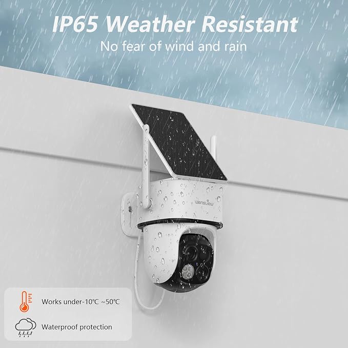 wansview Security Cameras Wireless Outdoor-2K Dual Lens Home Security Cameras - Image 8