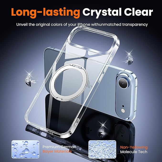 toushion 3 in 1 for iPhone Case Clear, Shockproof for iPhone Air - Image 3
