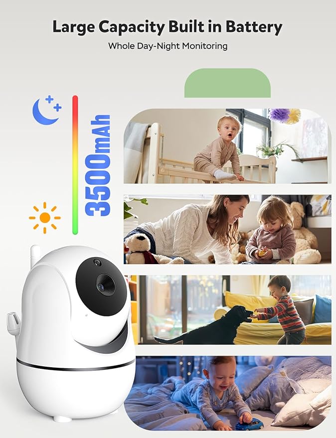 GoodBaby 5" Split Screen Baby Monitor - Image 7