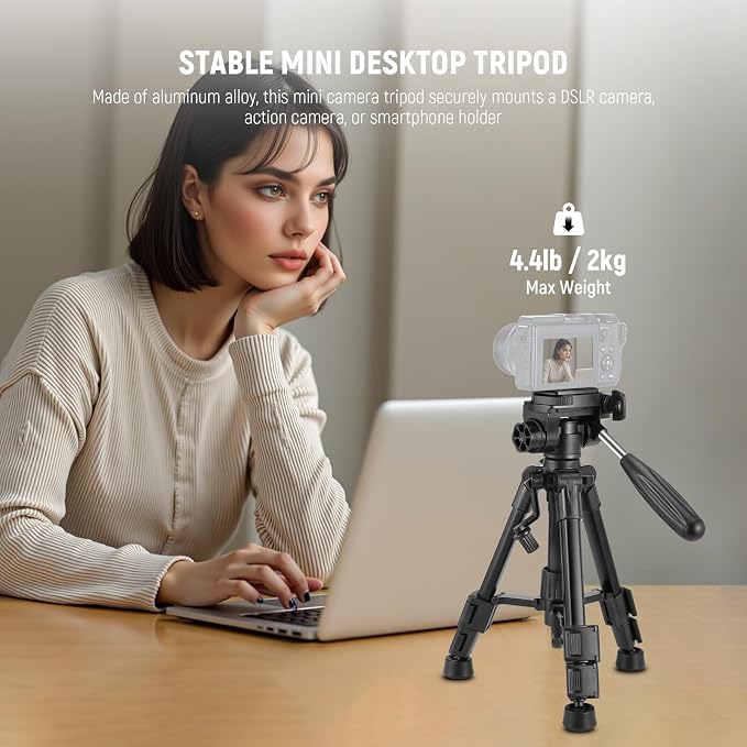 NEEWER Basic Mini Desk Tripod for Camera - Image 2