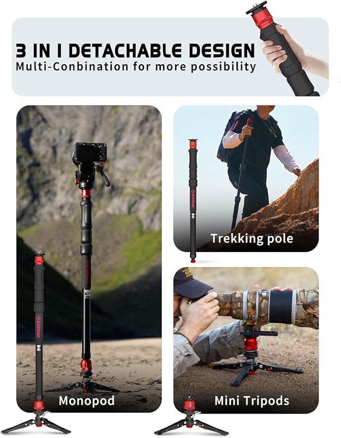 IFOOTAGE Cobra 3 A150S Strike Monopod - Image 5