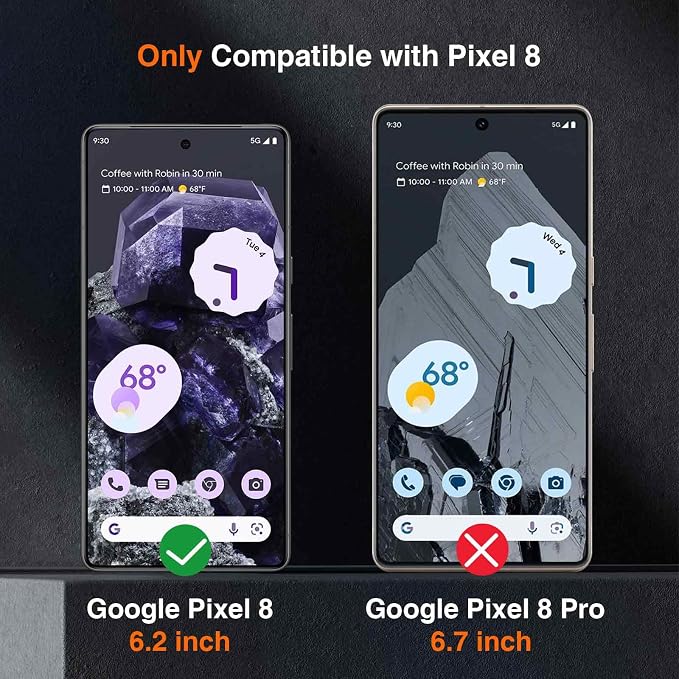 LK 2 Pack for Google Pixel 8 Screen Protector - Image 2