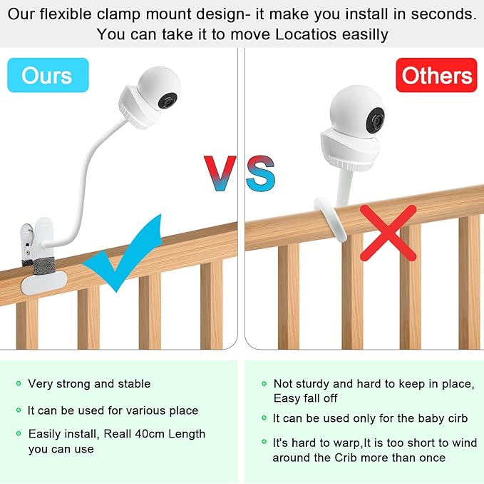 AOZTSUN Baby Monitor Mount Compatible - Image 3