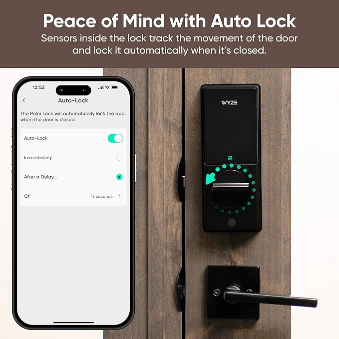 Wyze Palm Lock, Smart Door Lock - Image 6
