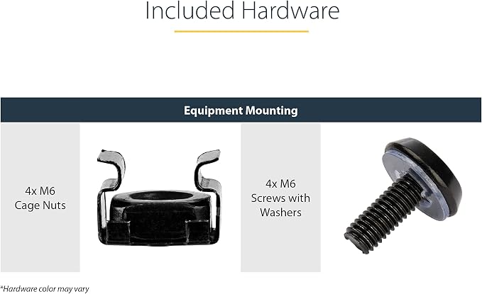 StarTech.com 1U Fixed Server Rack Mount Shelf - 10in Deep Steel Universal - Image 5