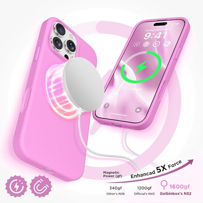 GolbinBox Magnetic for iPhone 16 Pro Case, Compatible - Image 3