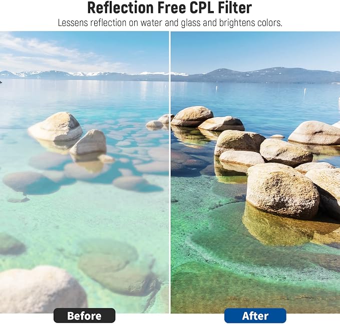 NEEWER 52mm ND Lens Filter Kit: UV, Lens Hood and Lens Cap Compatible - Image 4
