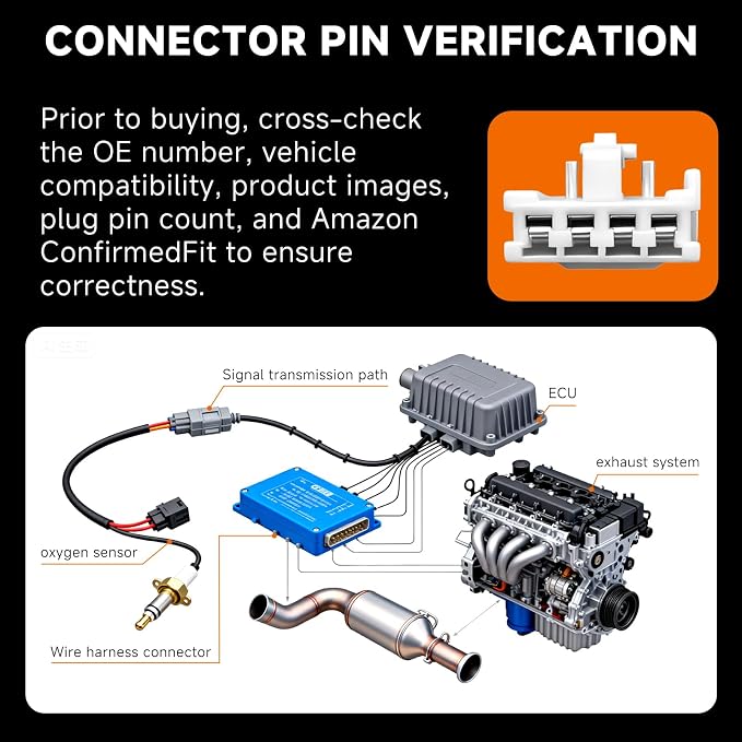 Downstream O2 Sensor Set | Direct Replacement - Image 4