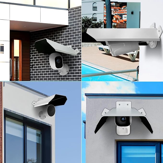 OOSSXX Universal Outdoor Security Camera Sun Rain Cover Shield - Image 5
