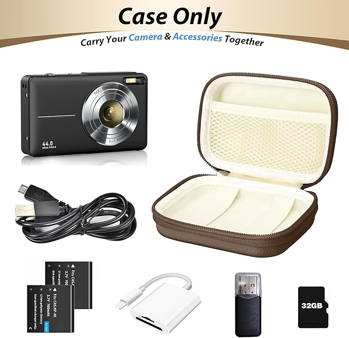Digital Camera Case for CAMKORY, KODAK PIXPRO FZ45/FZ55, Canon IXUS 285 HS - Image 4