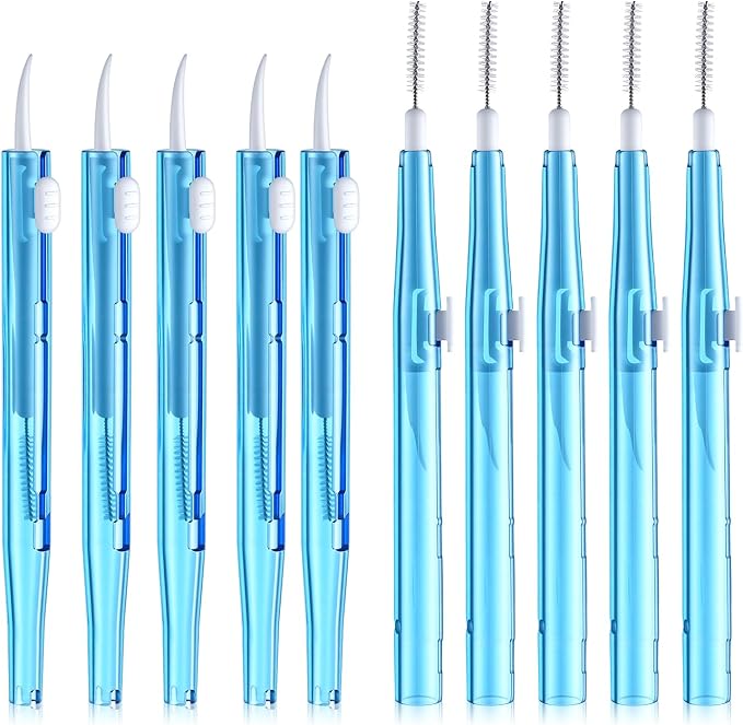 10Pcs Cell Phone Cleaning Kit, Dual Head Anti-Clogging Nylon Brushes Hook by Unknown