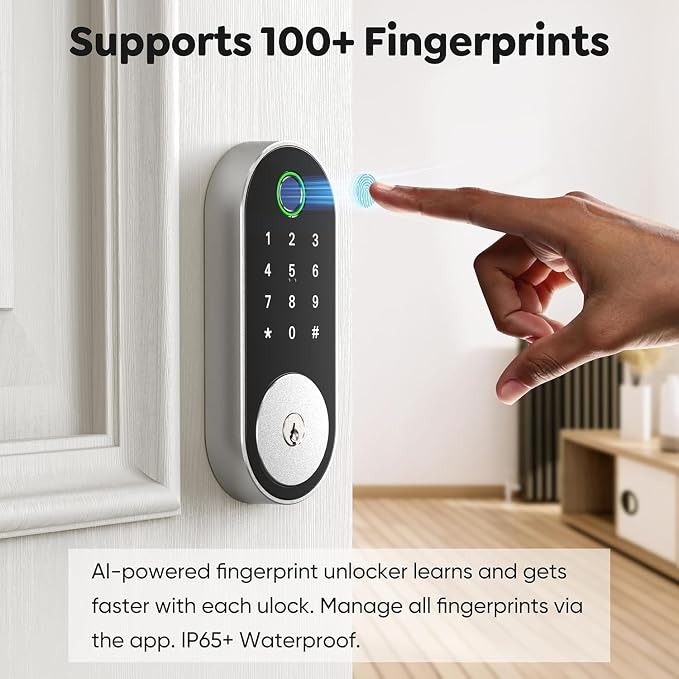 Fingerprint Smart Deadbolt - Image 2