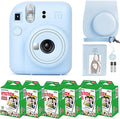 Fujifilm Instax Mini 12 Instant Camera Pastel Blue and Fuji Film Value Pack by FUJIFILM
