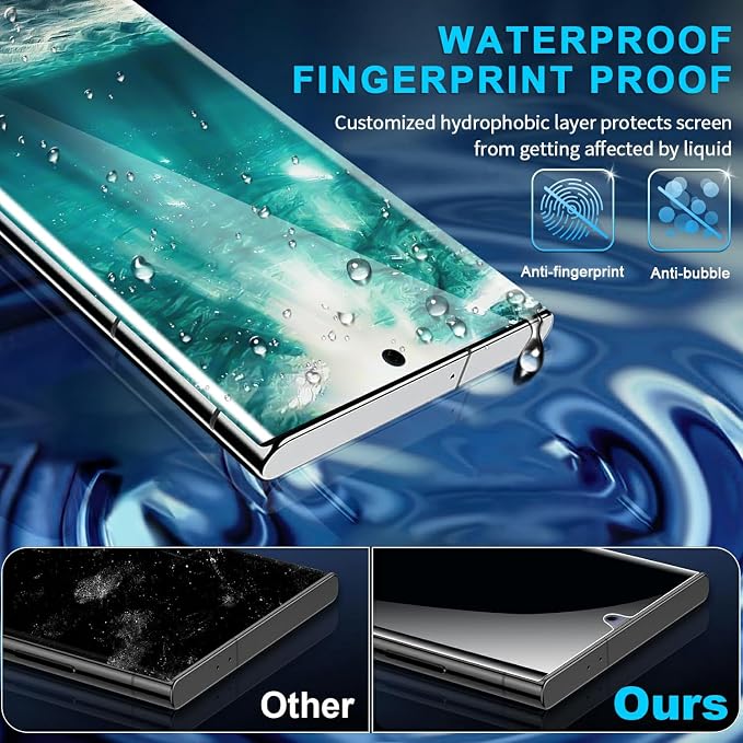 3 Pack Galaxy Note 20 Ultra Screen Protector, HD Clear Tempered Glass, - Image 6