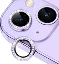 for iPhone 14 / iPhone 14 Plus Camera Lens Protector Bling, 9H Hardness by Xfilm