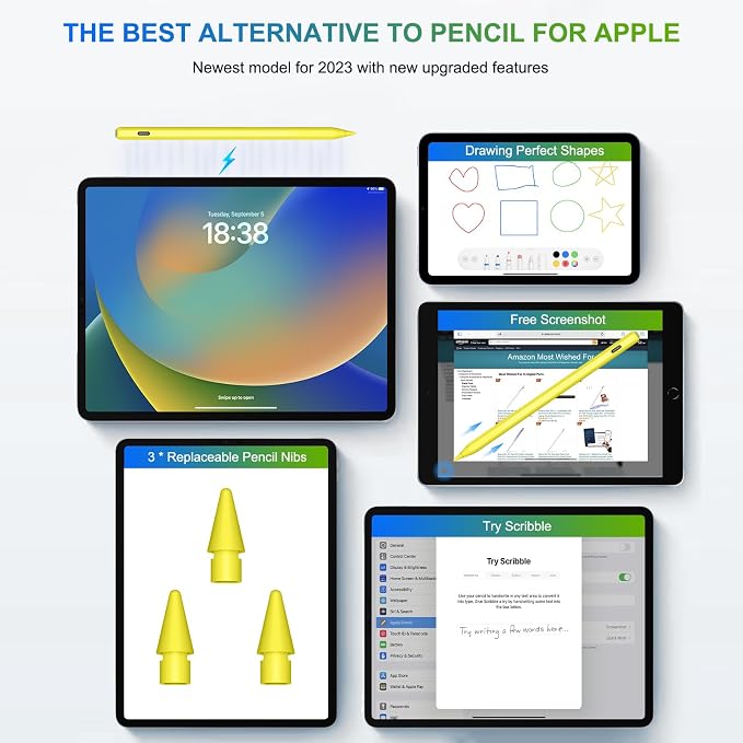 Pencil 2nd Generation Wireless Charging, HATOKU Pencil - Image 5