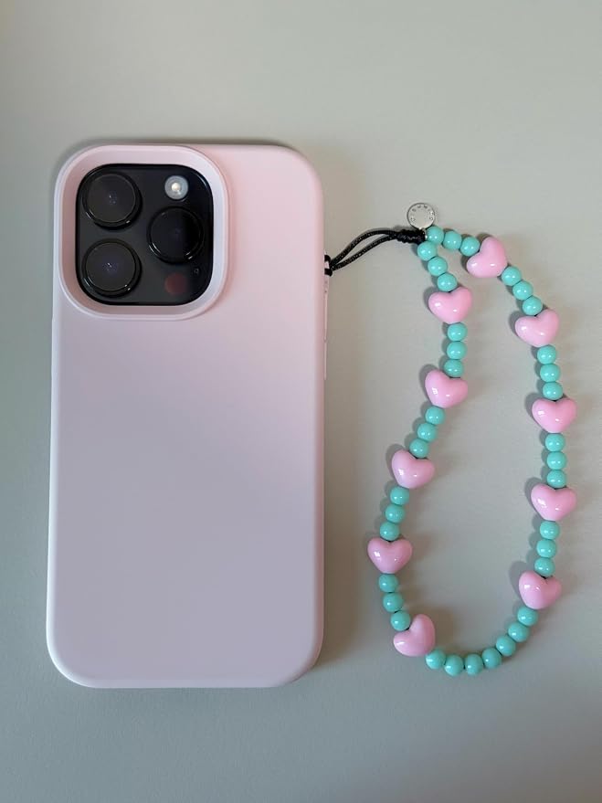 Drawwind Phone Charm Beaded Wristlet Strap Universal Cell Phone Lanyard Cute - Image 4