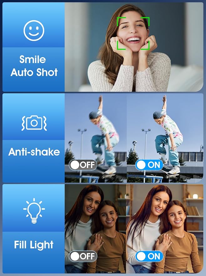 Digital Camera, Autofocus 4K Vlogging Camera - Image 7