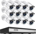 ZOSI H.265+ 1080p 16 Channel Home Security Camera System by ZOSI