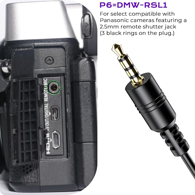 for Panasonic Camera Rechargeable Remote Shutter Release - Image 8