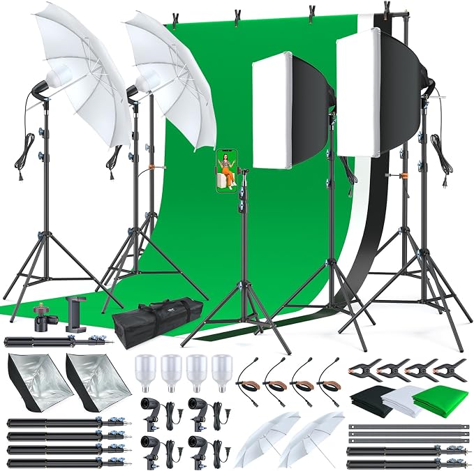 LINCO Lincostore Photo Video Studio Light Kit AM169 by LINCO