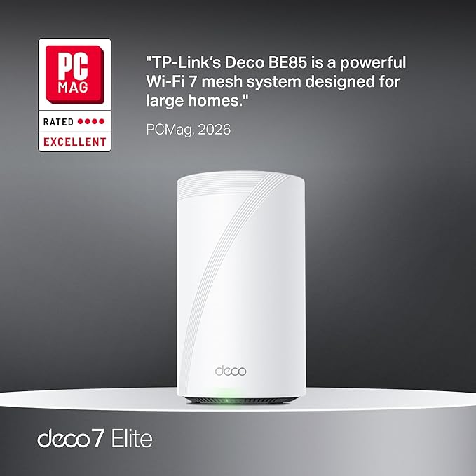 TP-Link Deco 7 Elite BE85 Tri-Band WiFi 7 BE22000 Whole Home Mesh System- - Image 2