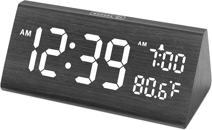 DreamSky Wooden Digital Alarm Clock by DreamSky