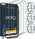 QHOHQ 3 Pack Screen Protector for iPhone 14 Pro 6.1 Inch by QHOHQ