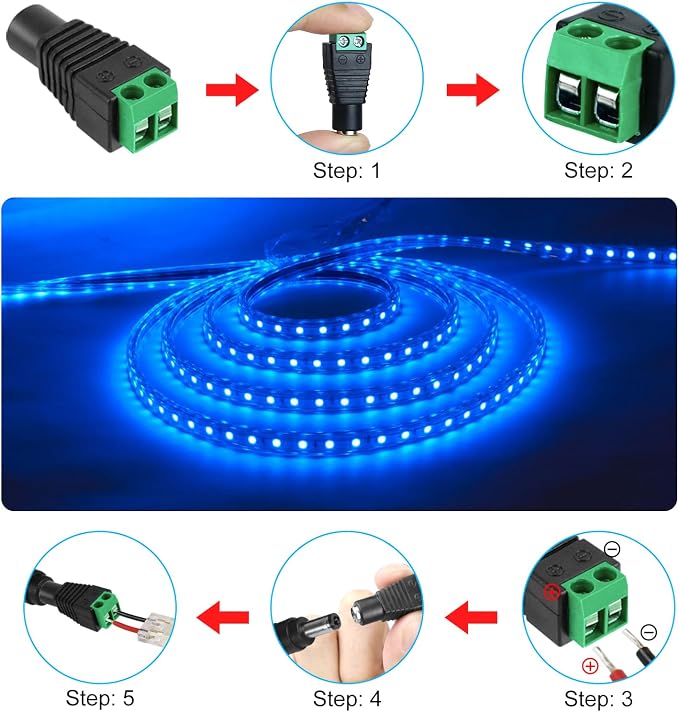 12V LED Strip Power Supply, 3A 36W Power Adapter - Image 5