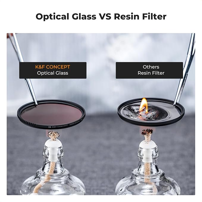 K&F Concept 82mm UV/CPL/ND Lens Filter Kit-18 Multi-Layer Coatings, UV Filter + - Image 3