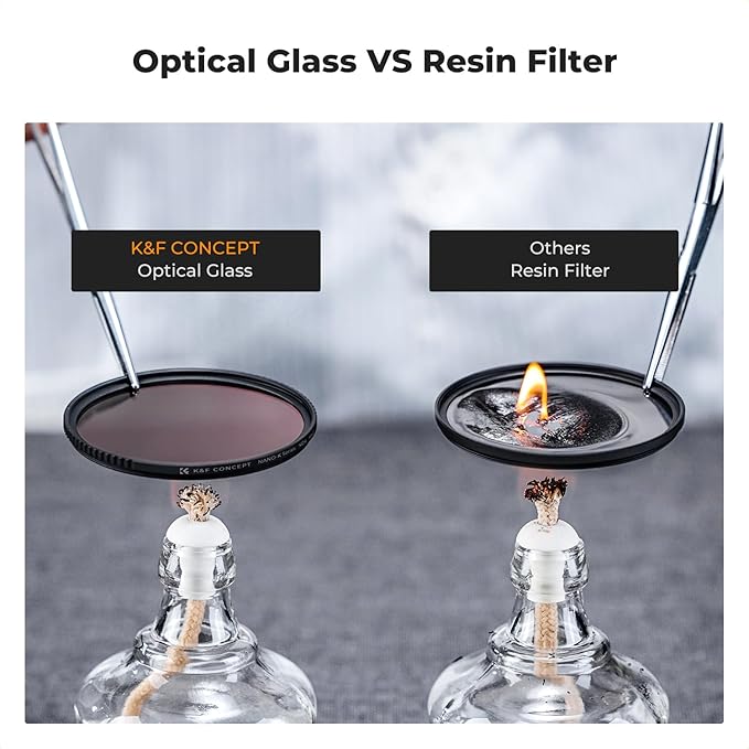 K&F Concept 67mm UV/CPL/ND Lens Filter Kit-18 Multi-Layer Coatings, UV Filter + - Image 3