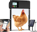Automatic Chicken Coop Door Solar Powered, WiFi Automatic Chicken Door APP by WININMETA