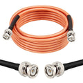 MOOKEERF RG142 BNC Male to BNC Male Coaxial Cable 10FT 50 ohm Ultra Low Loss by MOOKEERF