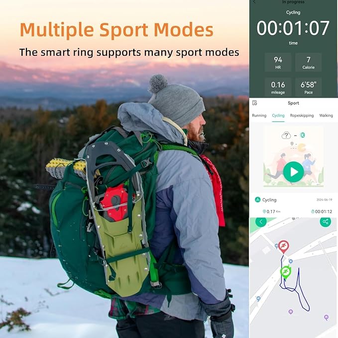 Smart Ring for Women Men, Health Tracker - Image 8