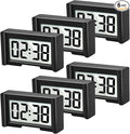 YOUNGFLY 6PCS Small Digital Clock, Vehicle Adhesive Clock by YOUNGFLY
