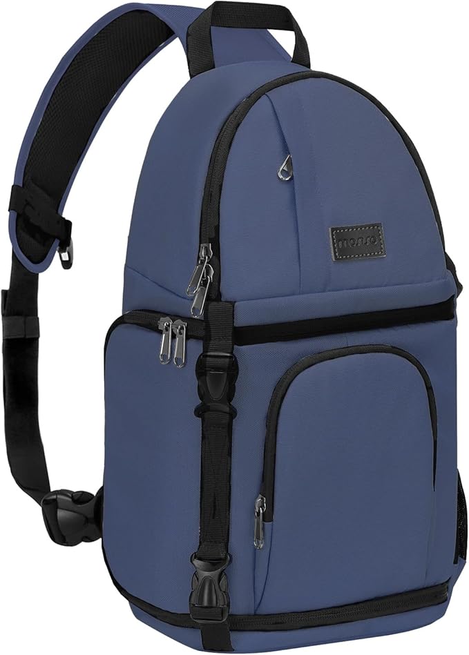 MOSISO Camera Sling Bag, DSLR/SLR/Mirrorless Camera Case Shockproof Photography by MOSISO
