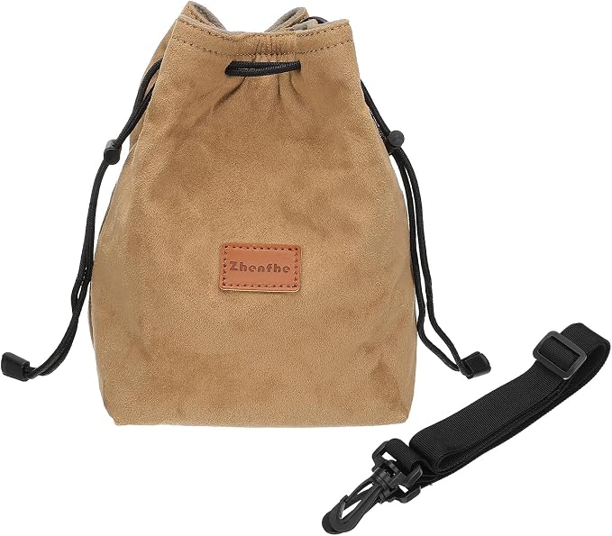 Patikil S Size Drawstring Lens Case Flannel Camera Handbag by PATIKIL