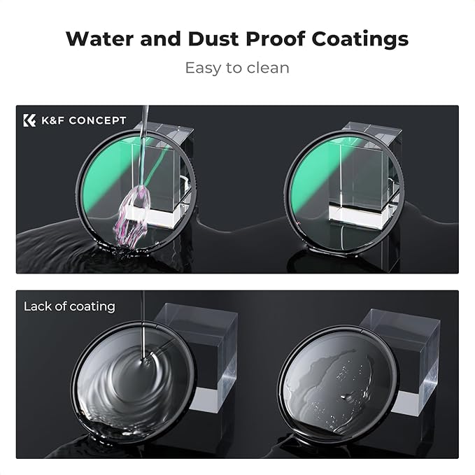 K&F CONCEPT 46mm Explosive-Proof MCUV Lens Protection Filter 28 Multi-Layer - Image 6