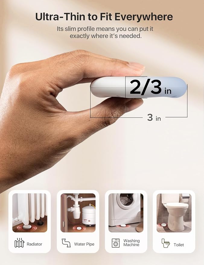 X-Sense Wi-Fi Water Leak Detector Kit, Smart Water Sensor Alarm - Image 6