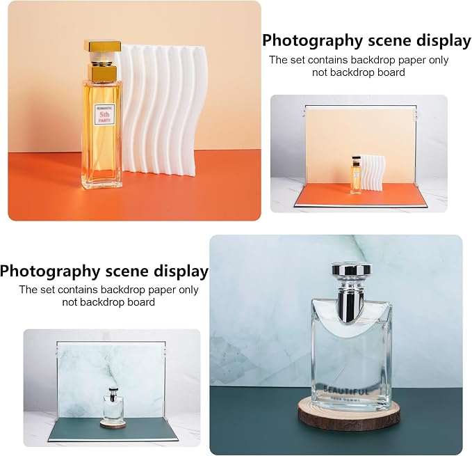 Meking 9PCS 16Patterns Product Photography Backdrops, Photo Background Flat Lay - Image 4
