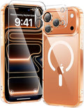 toushion 3 in 1 for iPhone 17 Pro Case Clear, Fits MagSafe, Not Yellowing by Unknown