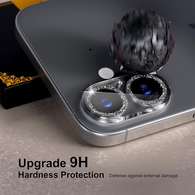 for 6 Pack iPhone 17 / iPhone 16 / iPhone 16 Plus Camera Lens Protector 9H - Image 3