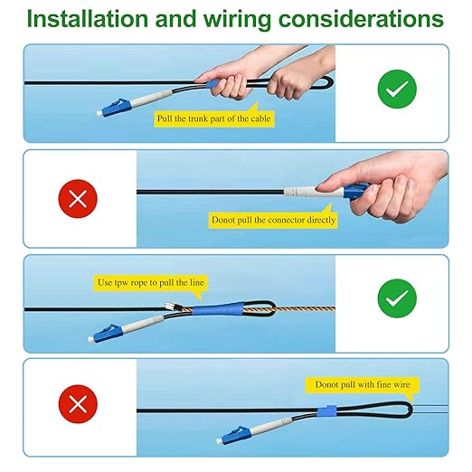 10 Meters LC to LC Outdoor Armored Simplex Fiber Patch Cable, Single Mode Fiber - Image 4