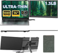 Laptop Screen Extender, Ultra-Thin 0.17" & 1.3lbs Lightweight, Plug & Play Dual by Redalf